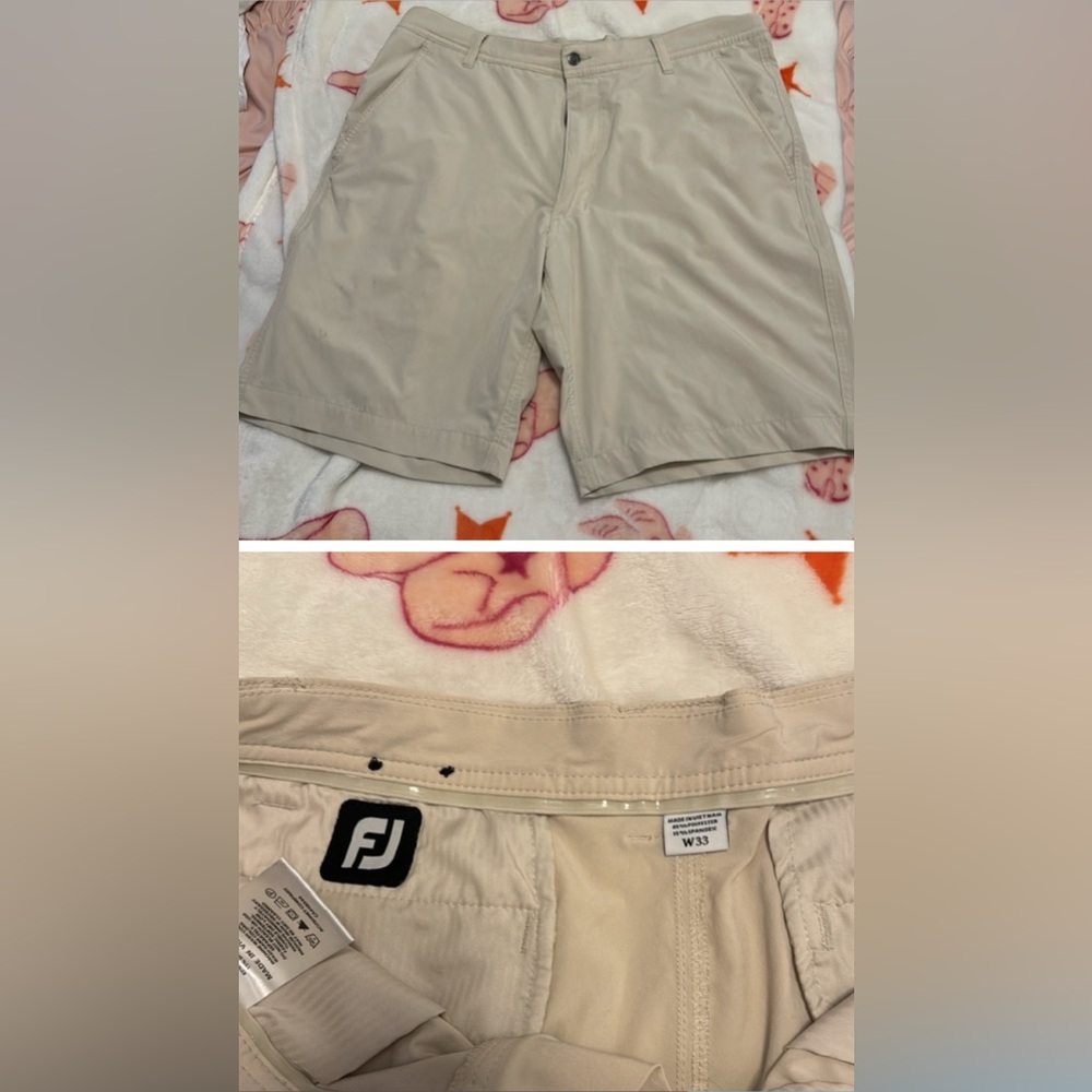 Mens Footjoy shorts (all 3) SIZE 32 & 33.. BLUE 32 /  GREY 33 / KHAKI 33